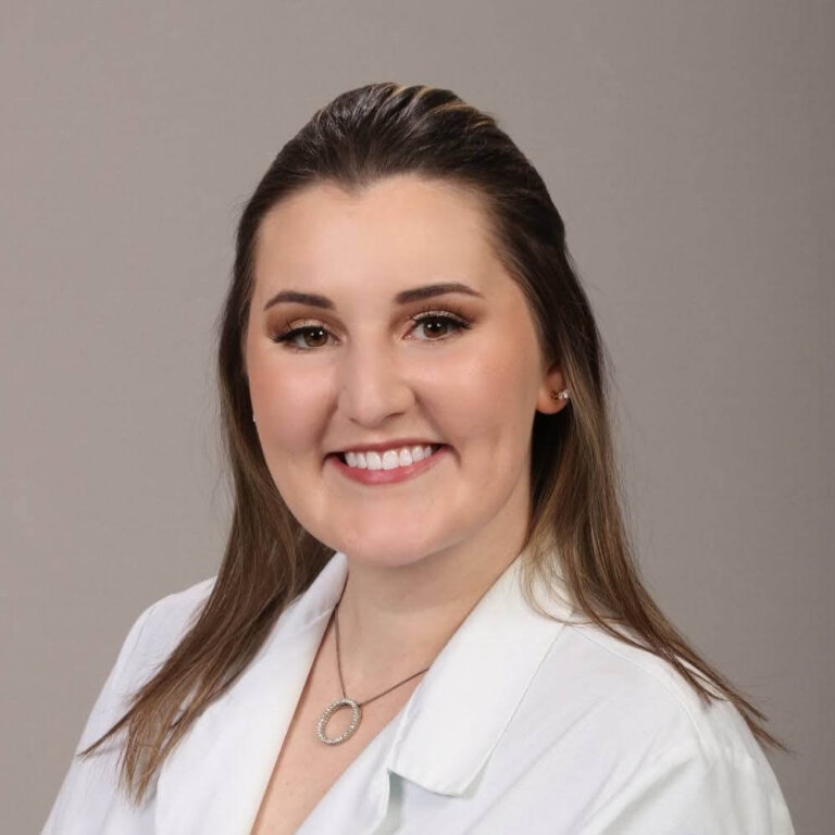 Dr. Shaynee Belau, a veterinarian at Heritage Pet Hospital.
